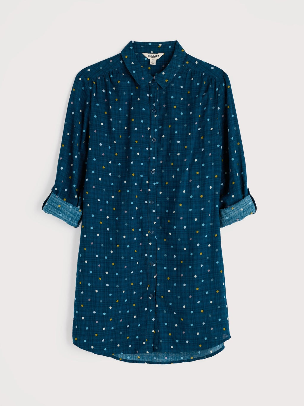 picture of Seasalt Wren Flutter Shirt - Little Sponge Spot Galley Mix - Number Two - womens - fashion - clothing - Seasalt 4
