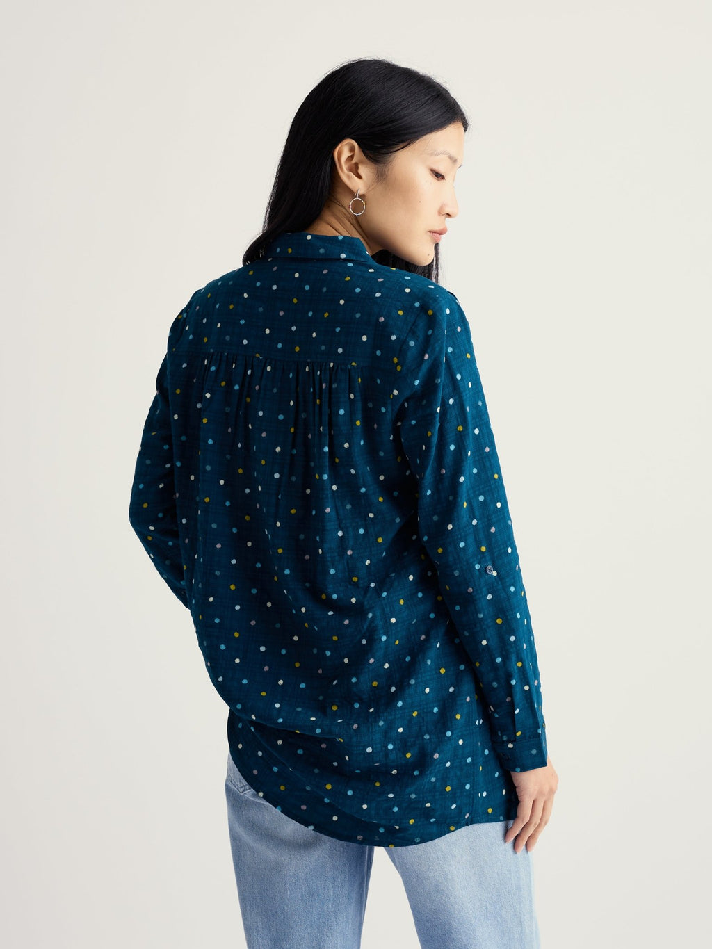 picture of Seasalt Wren Flutter Shirt - Little Sponge Spot Galley Mix - Number Two - womens - fashion - clothing - Seasalt 3