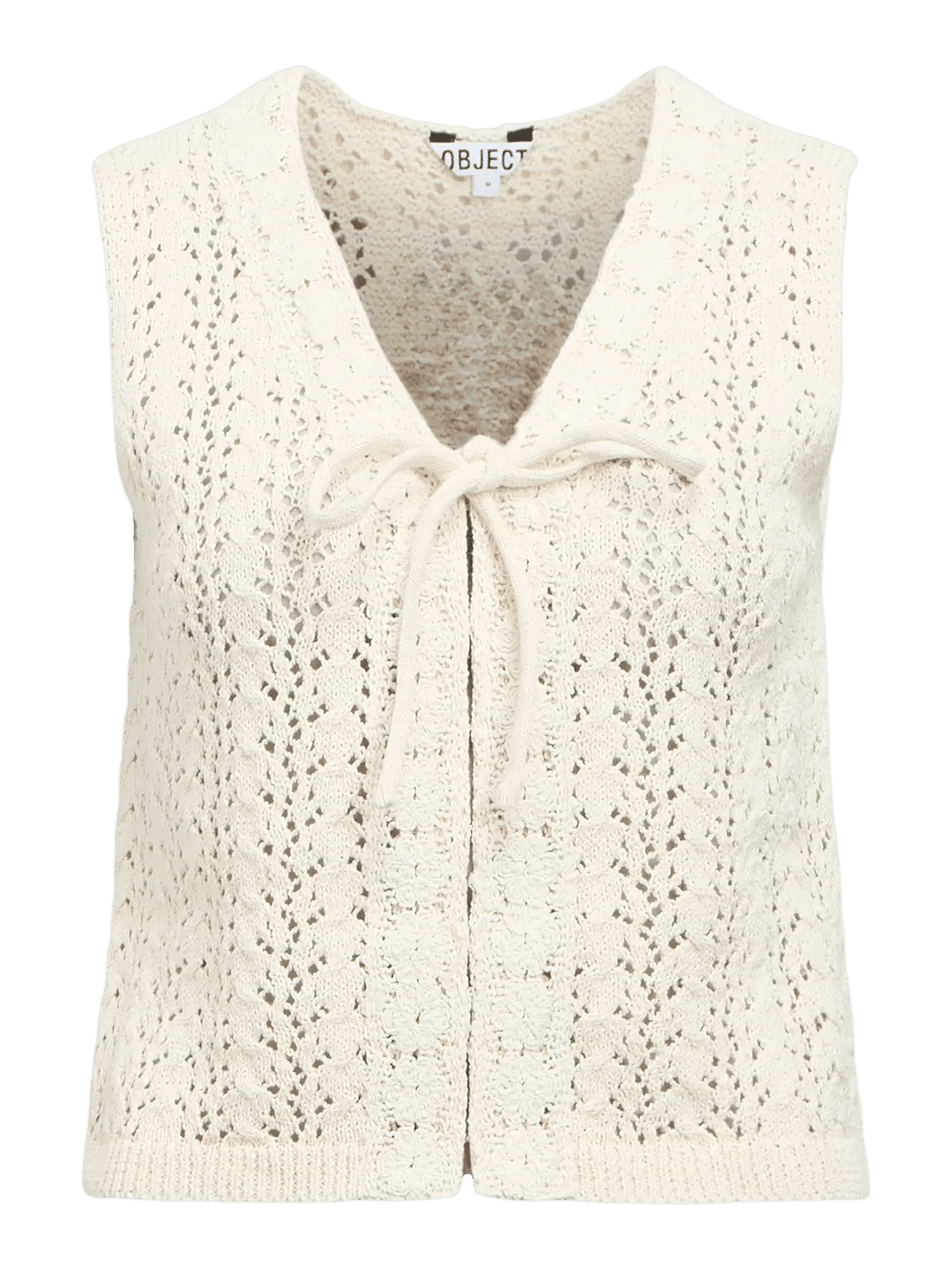 picture of Object Joplin Sleeveless Knit Top - Birch - Number Two - womens - fashion - clothing - Object 5