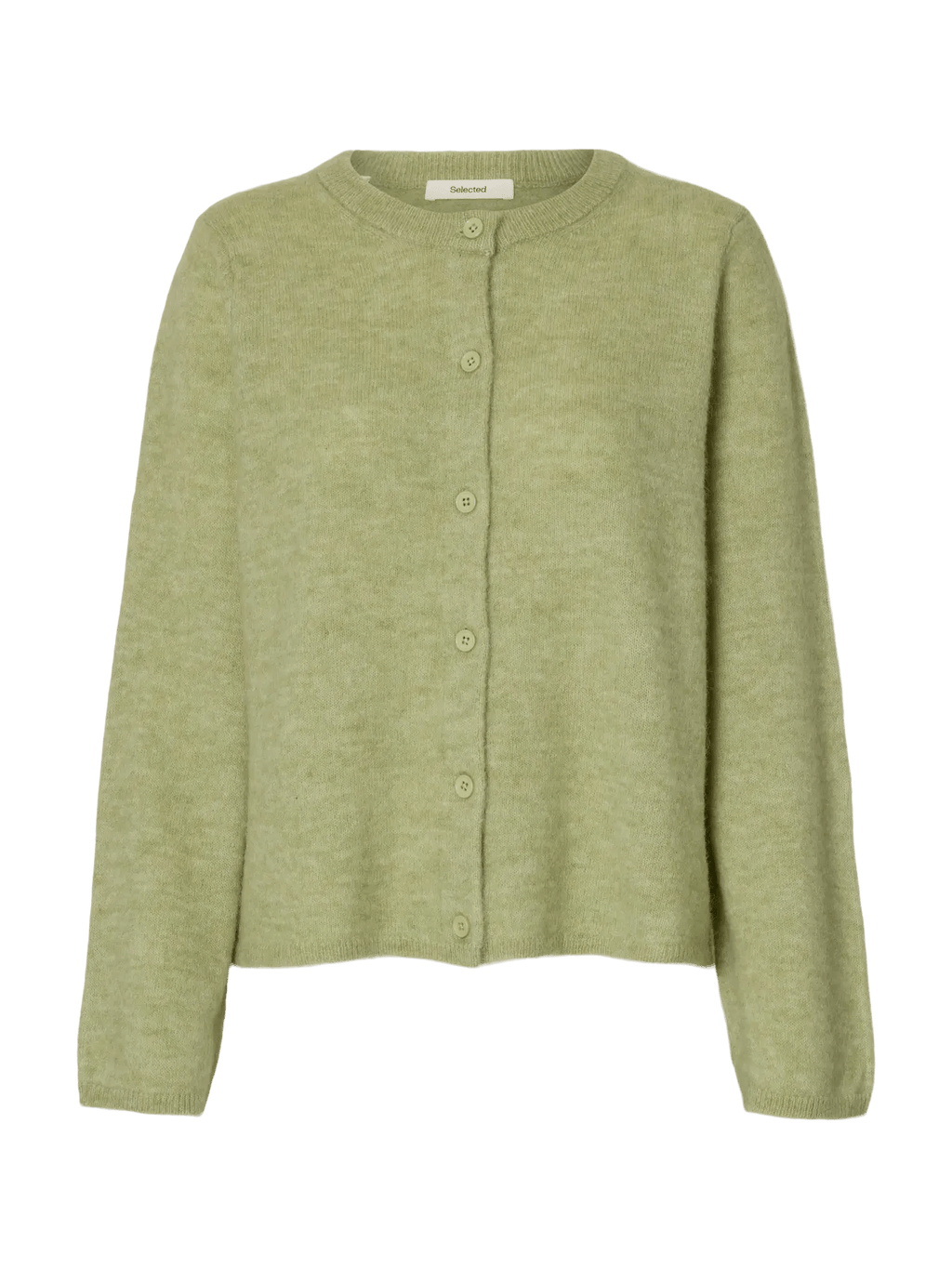 picture of Selected Lulu New LS Cardigan - Lint Melange - Number Two - womens - fashion - clothing - Selected Femme 6