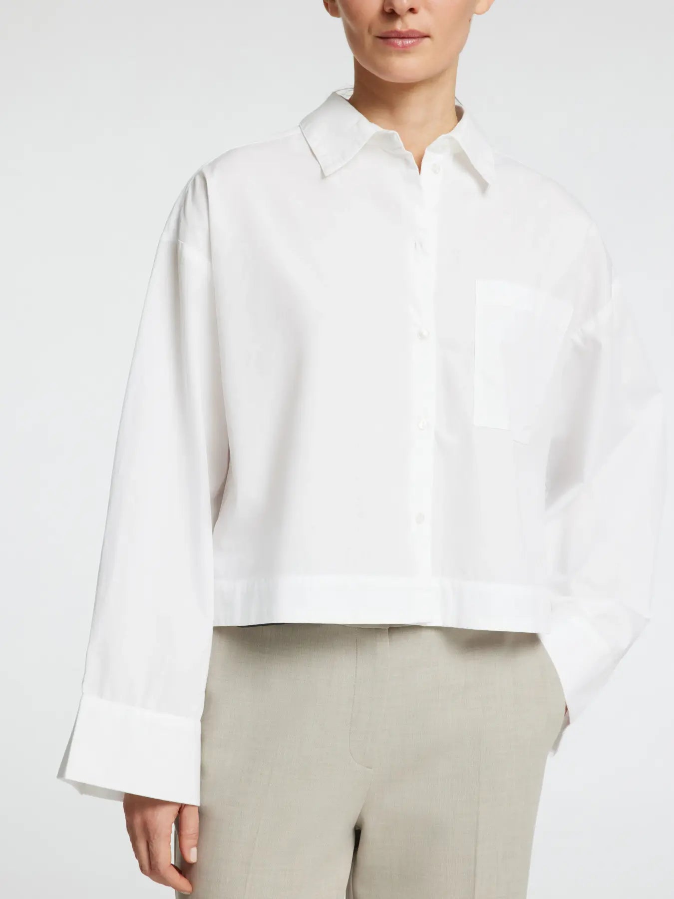 picture of Selected Astha Boxy Shirt - Bright White - Number Two - womens - fashion - clothing - Selected Femme 3