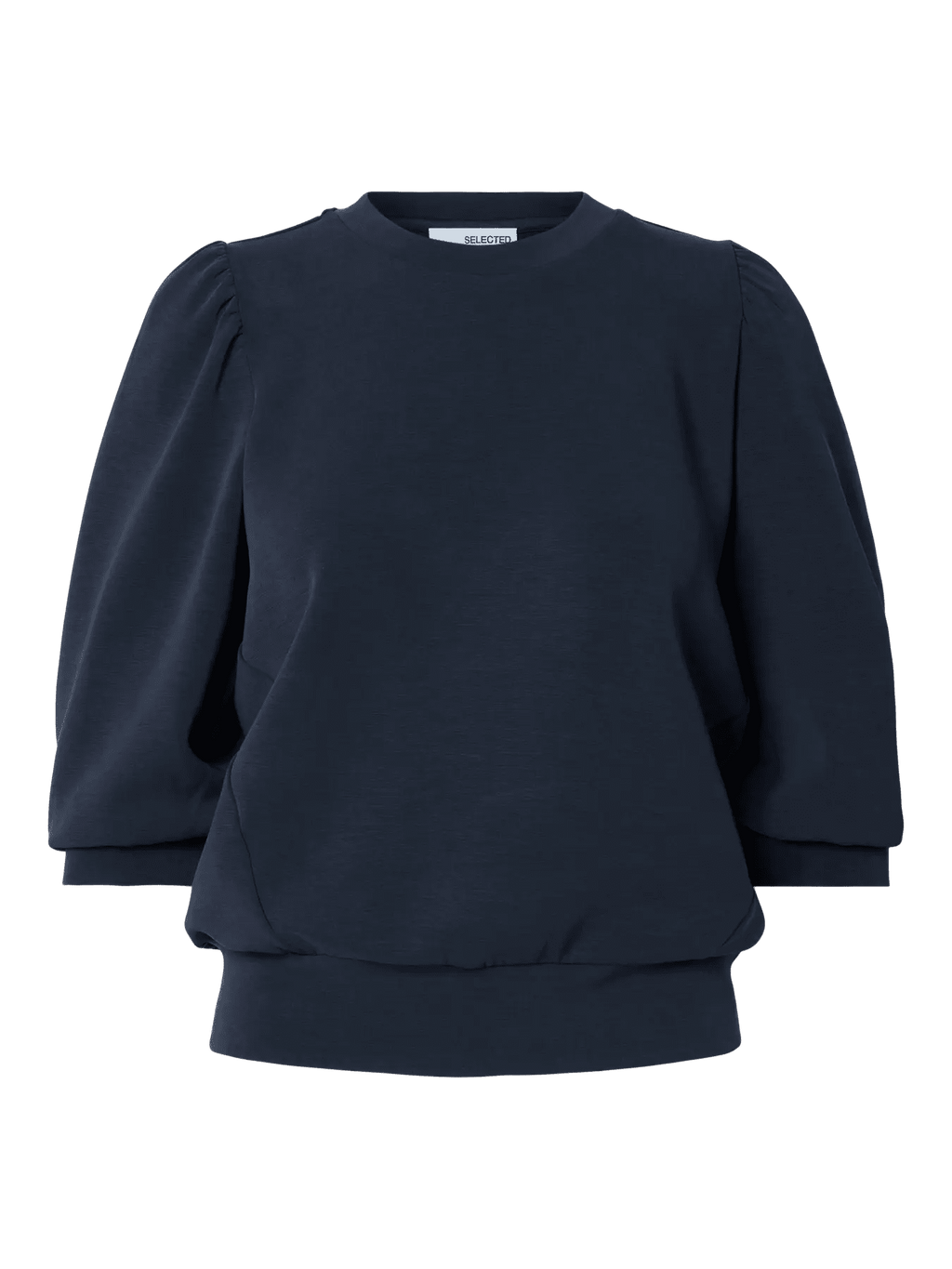 picture of Selected Tenny 3/4 Sweat Top - Dark Sapphire - Number Two - womens - fashion - clothing - Selected Femme 3