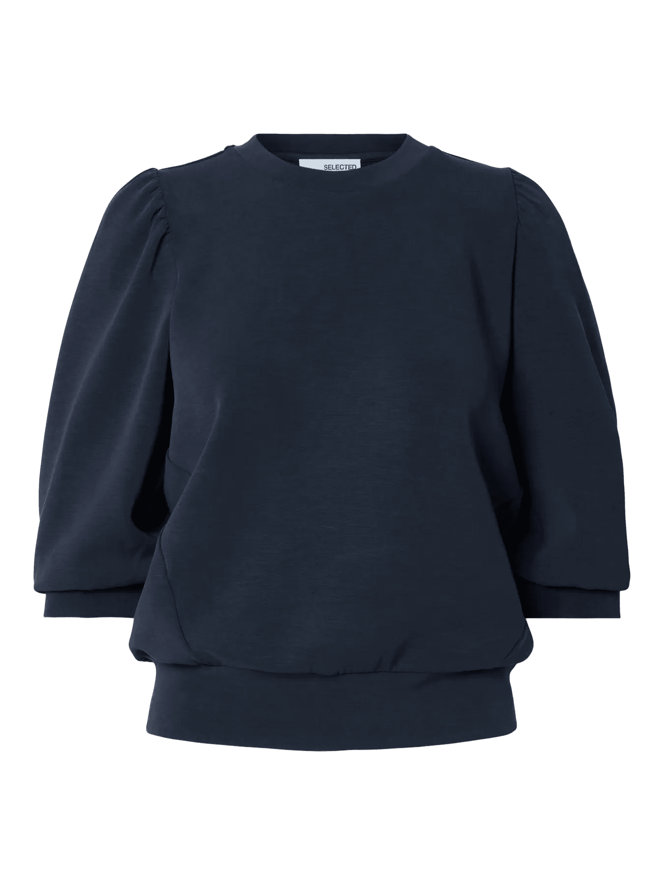 picture of Selected Tenny 3/4 Sweat Top - Dark Sapphire - Number Two - womens - fashion - clothing - Selected Femme 3
