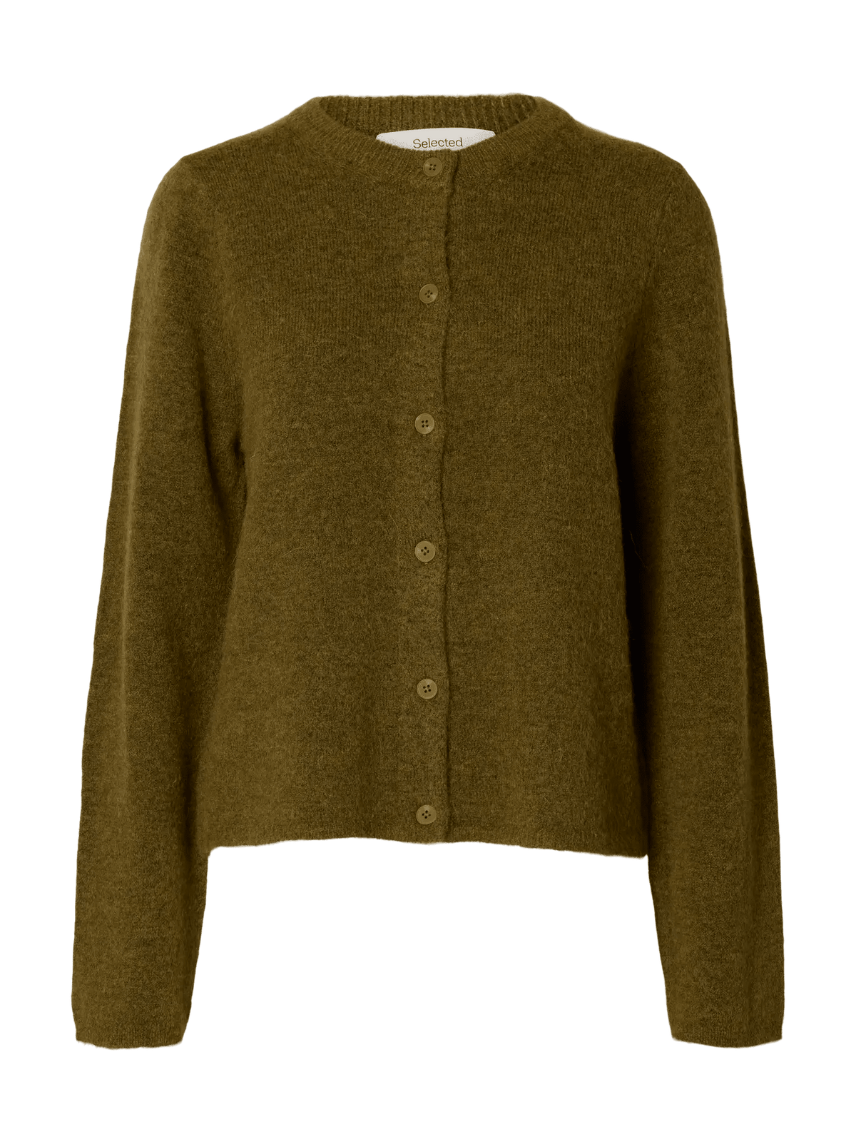picture of Selected Lulu Cardigan - Fir Green Melange - Number Two - womens - fashion - clothing - Selected Femme 6