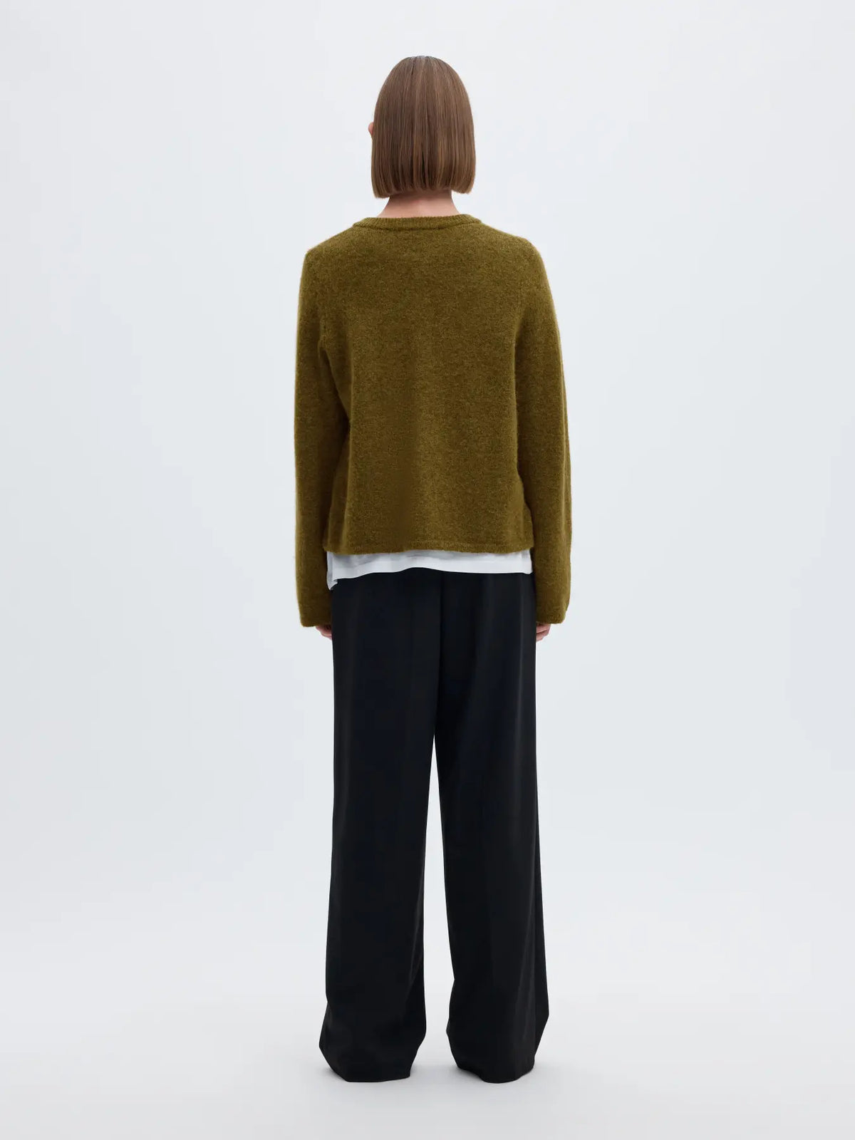 picture of Selected Lulu Cardigan - Fir Green Melange - Number Two - womens - fashion - clothing - Selected Femme 5