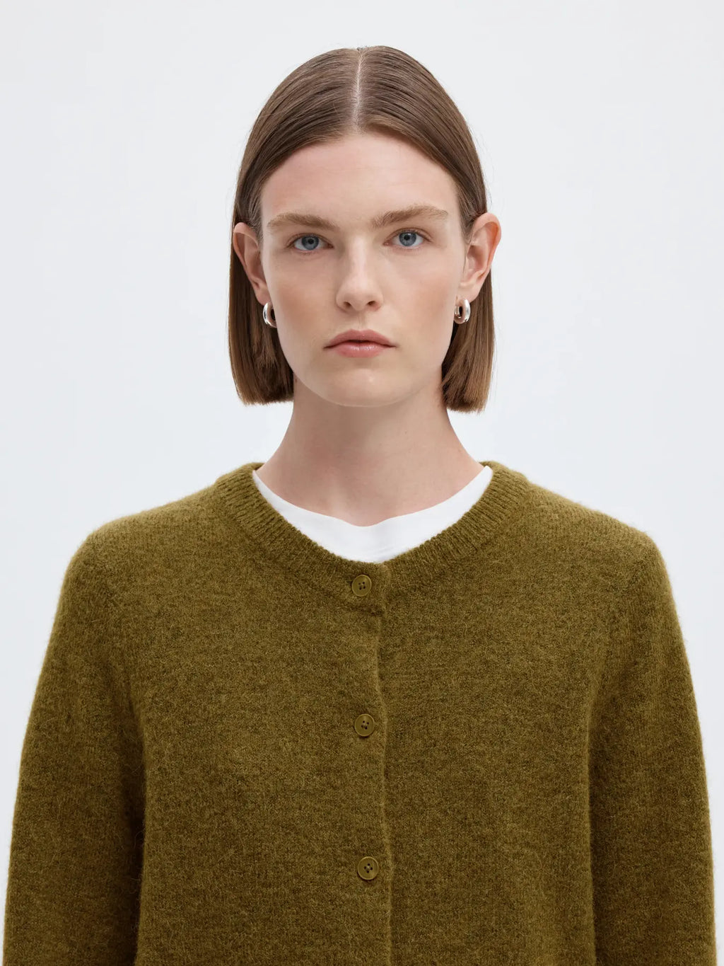 picture of Selected Lulu Cardigan - Fir Green Melange - Number Two - womens - fashion - clothing - Selected Femme 3