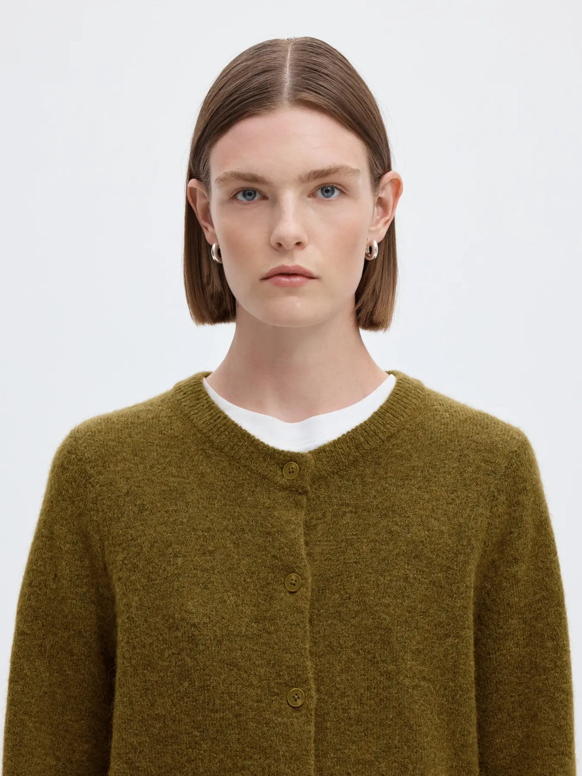 picture of Selected Lulu Cardigan - Fir Green Melange - Number Two - womens - fashion - clothing - Selected Femme 3