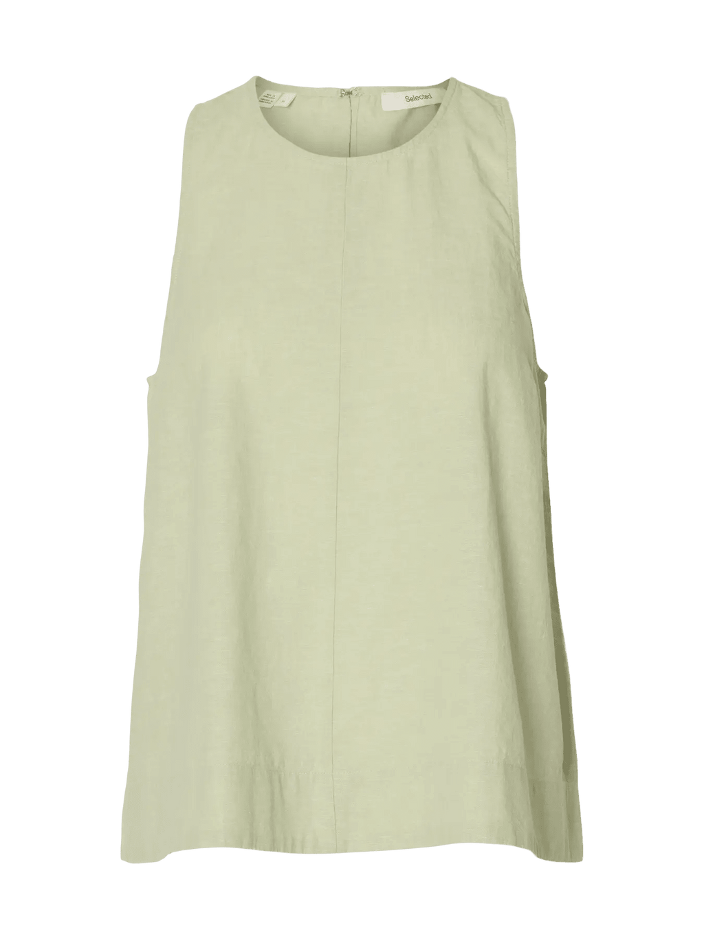 picture of Selected Luisa Linen Blend Top - Lint - Number Two - womens - fashion - clothing - Selected Femme 3