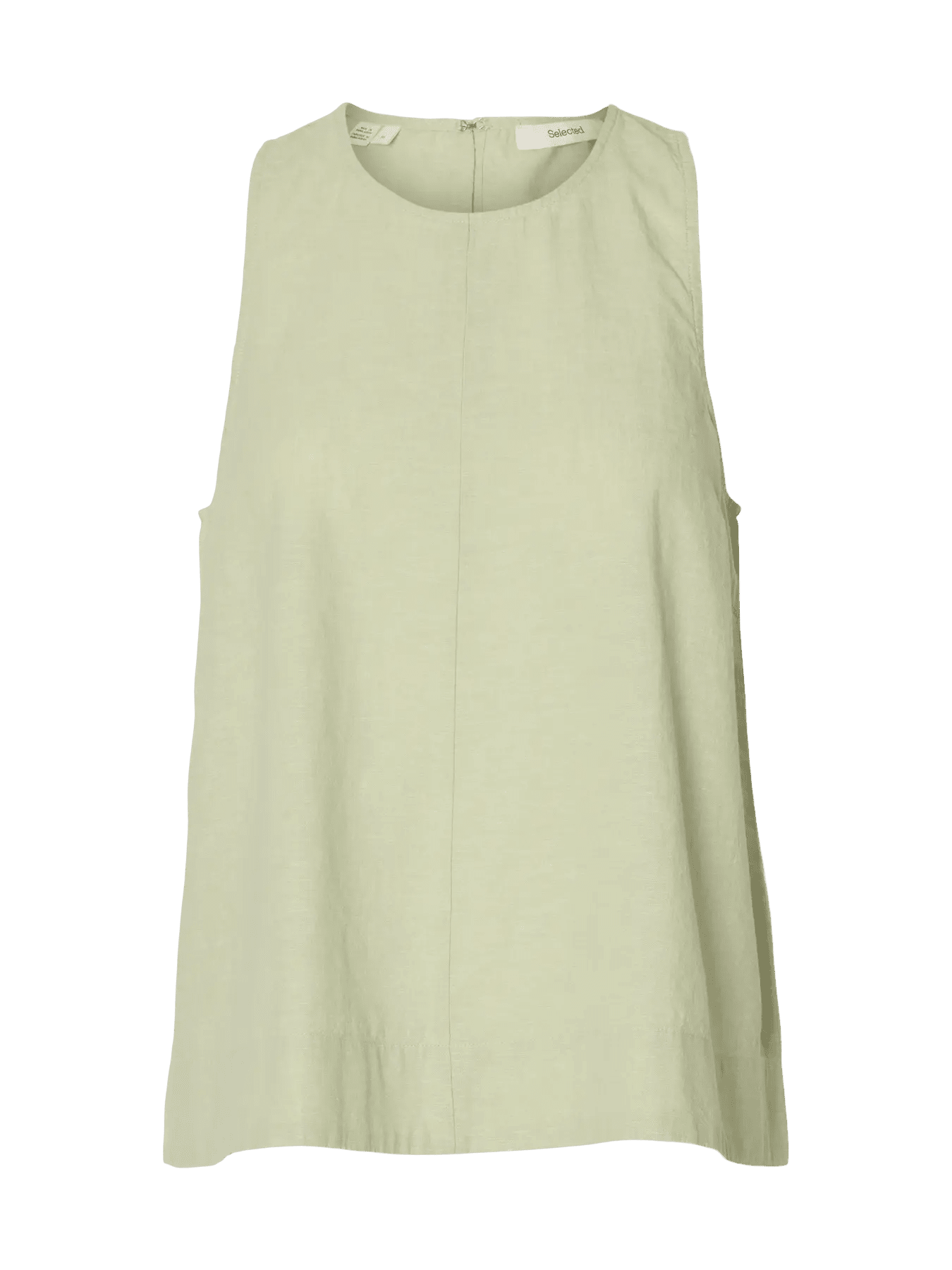 picture of Selected Luisa Linen Blend Top - Lint - Number Two - womens - fashion - clothing - Selected Femme 3
