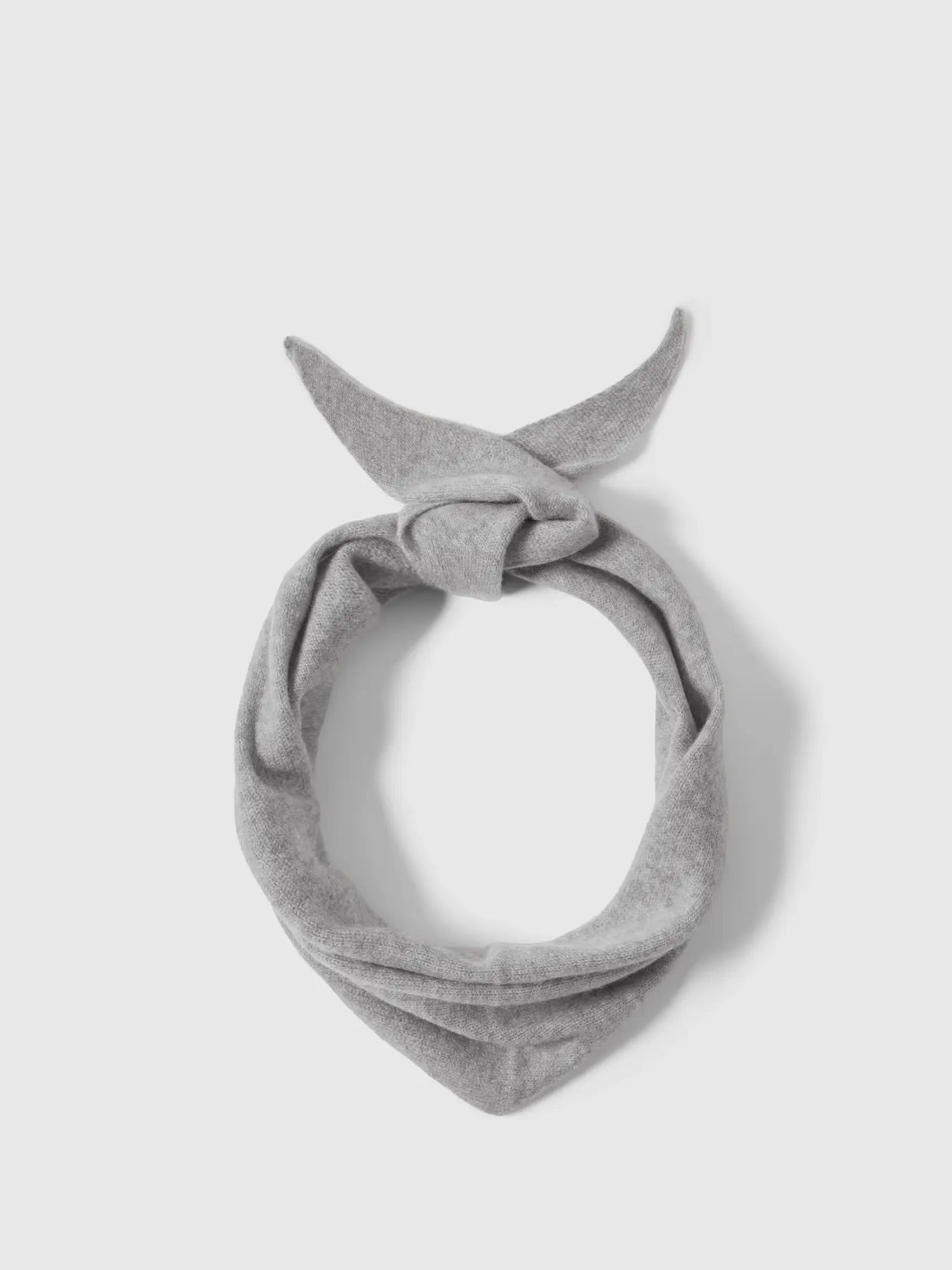 Selected Femme Maria Cashmere Narrow Scarf - Light Grey Melange