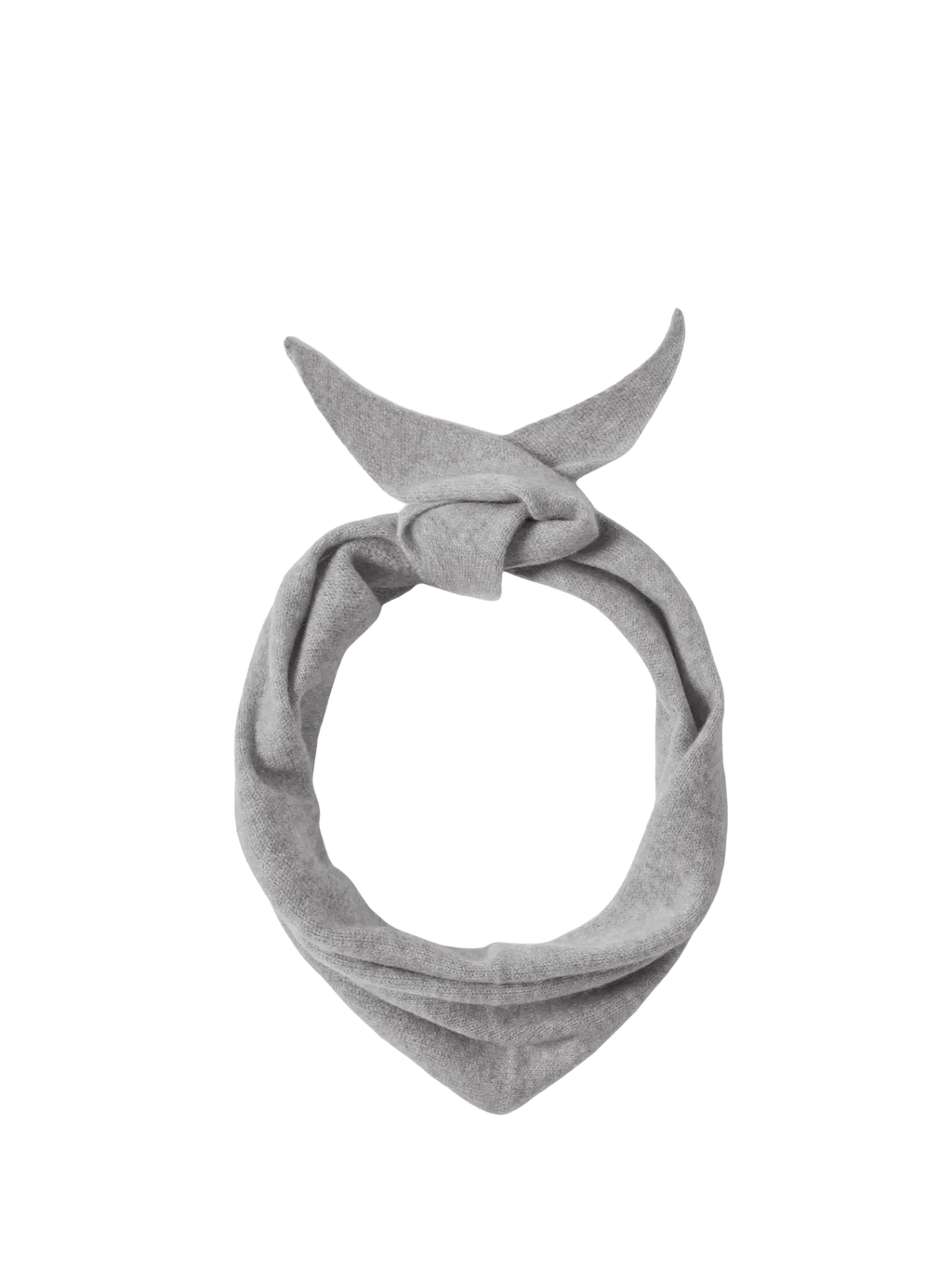 Selected Femme Maria Cashmere Narrow Scarf - Light Grey Melange
