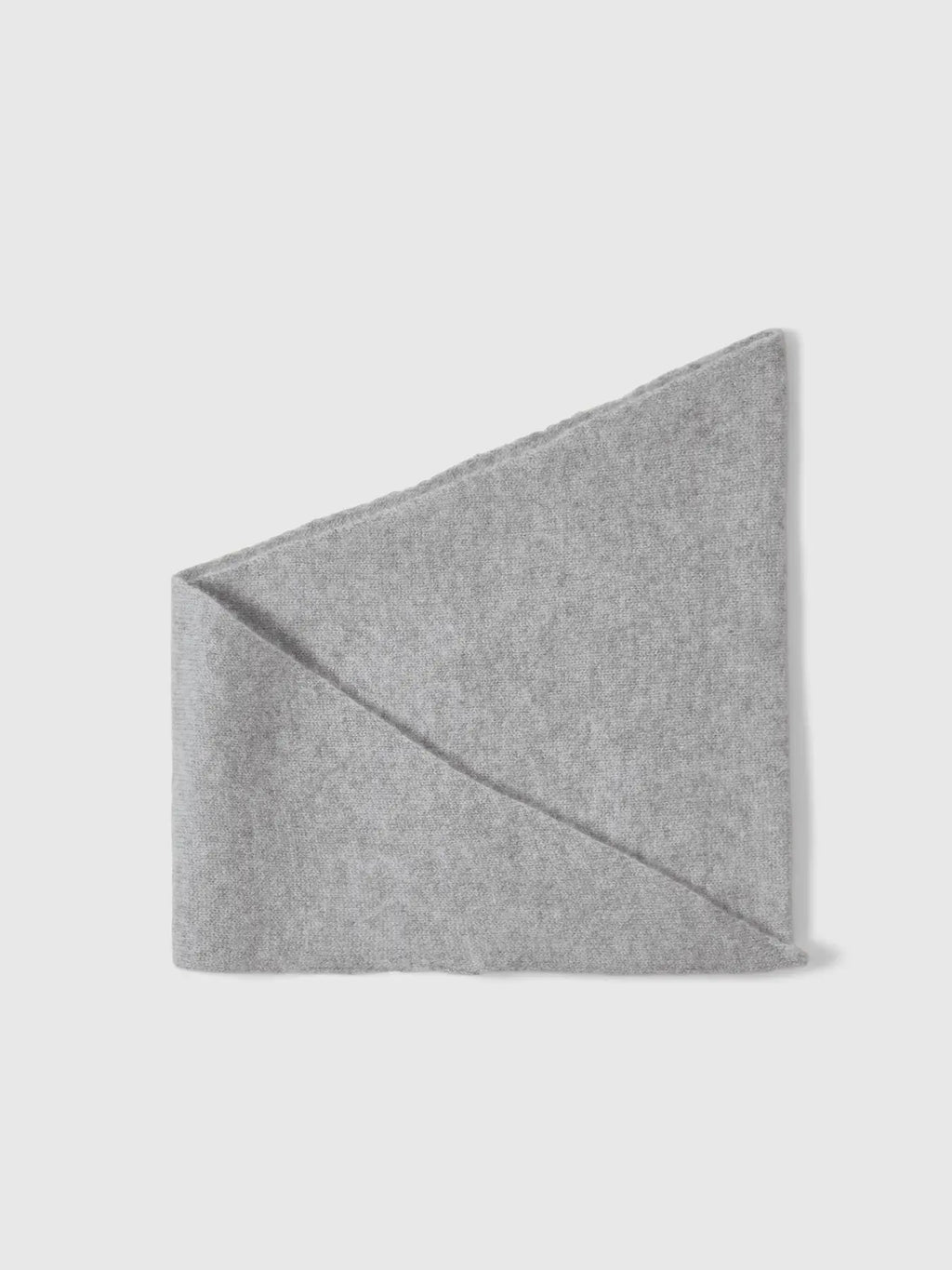 Selected Femme Maria Cashmere Narrow Scarf - Light Grey Melange