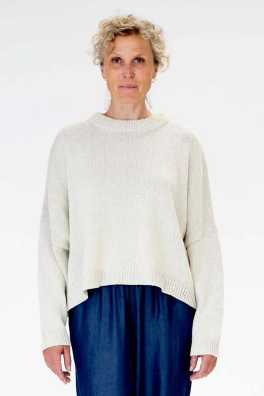 picture of Muse Wear Alice Jumper - Off White - Number Two - womens - fashion - clothing - Muse Wear 1
