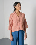 picture of Bibico Ava Blouse - Rust Check - Number Two - womens - fashion - clothing - Bibico 1
