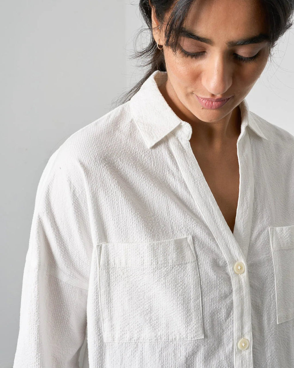picture of Bibico Ava Blouse - White Stripes - Number Two - womens - fashion - clothing - Bibico 3