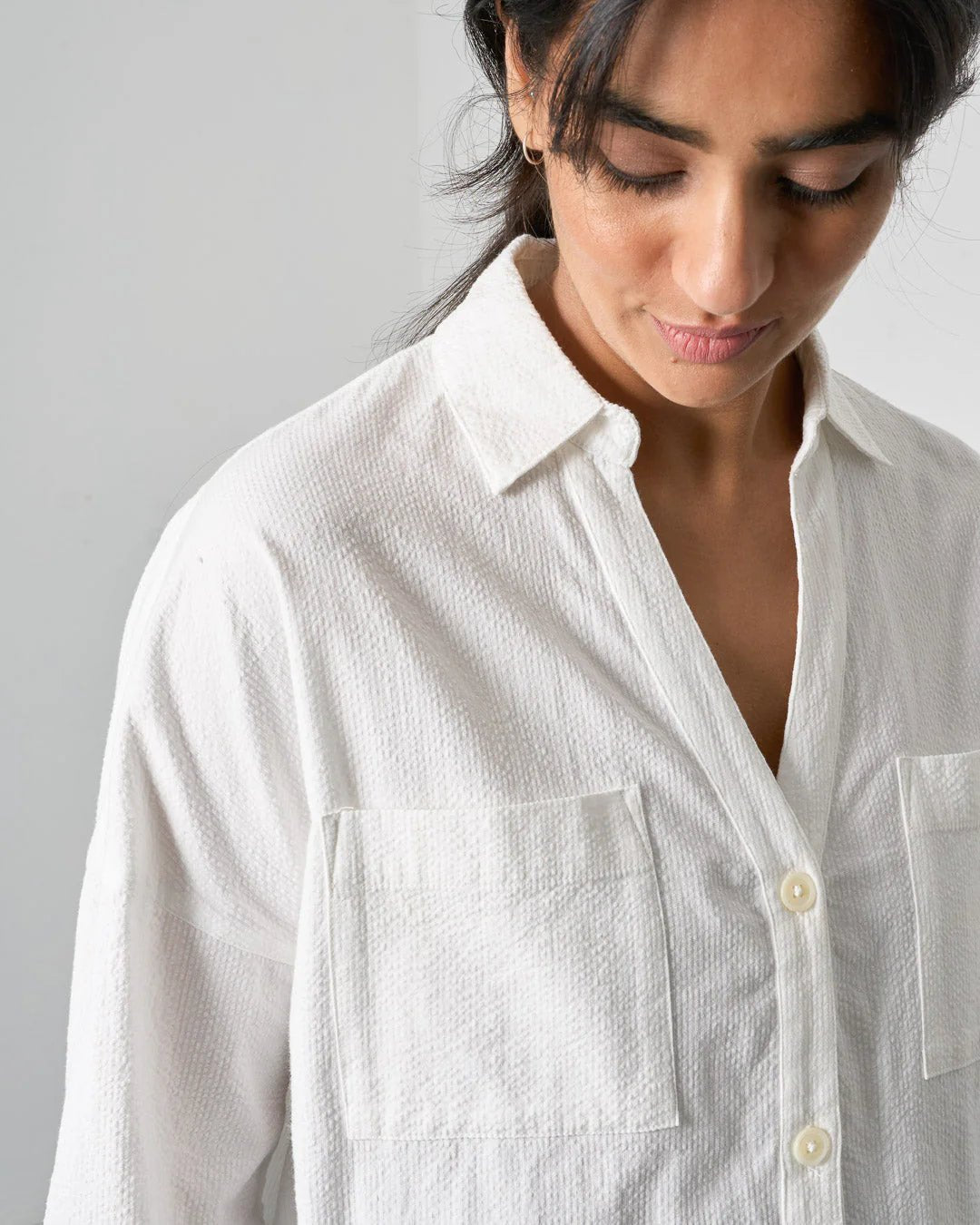picture of Bibico Ava Blouse - White Stripes - Number Two - womens - fashion - clothing - Bibico 3