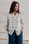 picture of Seasalt Hope Cottage Embroidered Blouse - Number Two - womens - fashion - clothing - Seasalt 1