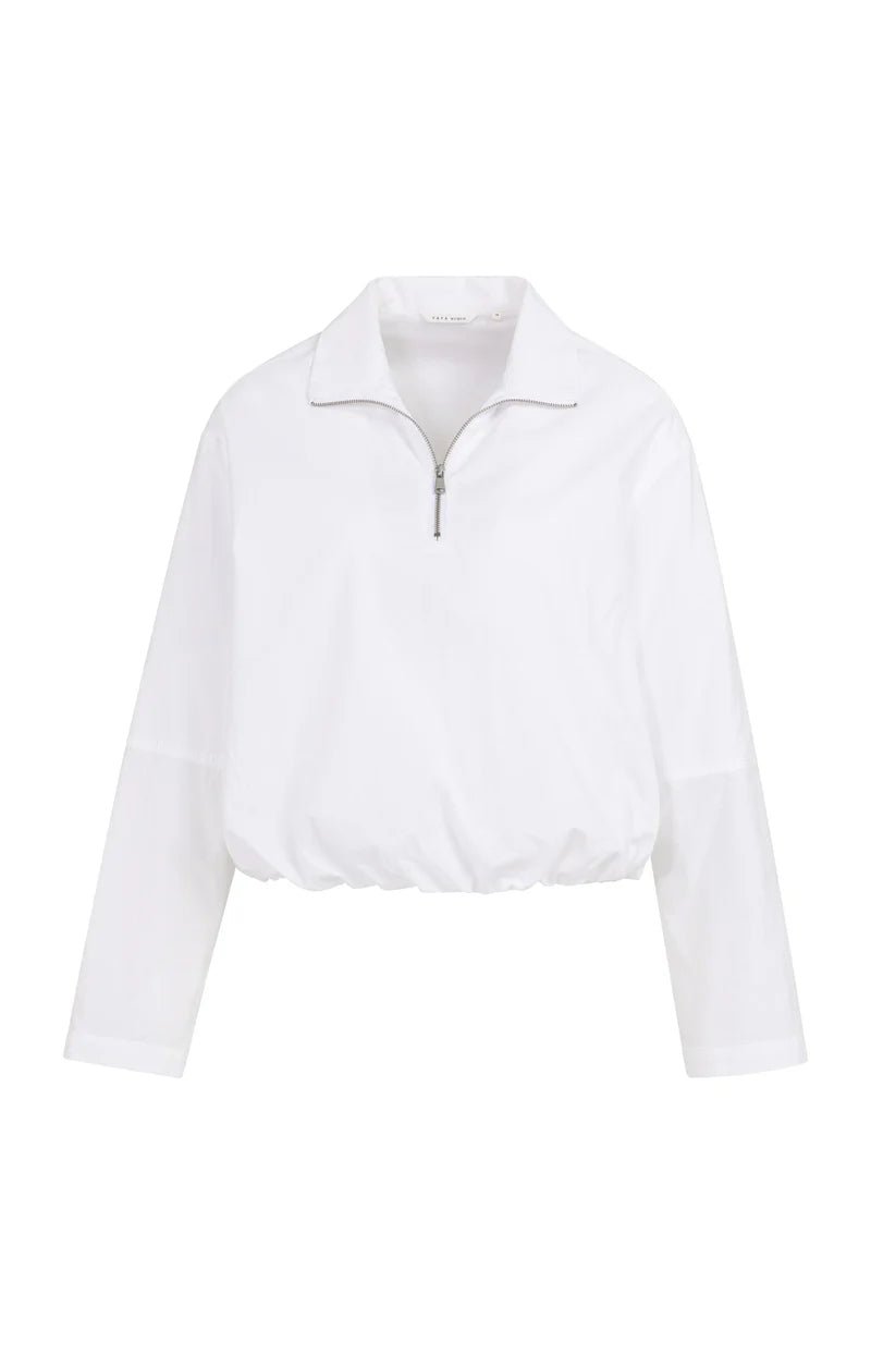 picture of Yaya Balloon Blouse with Zipper - Pure White - Number Two - womens - fashion - clothing - Yaya 3