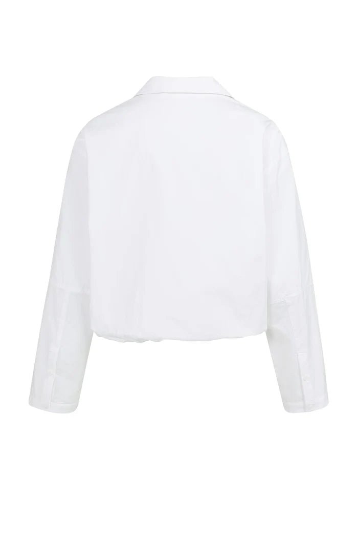 picture of Yaya Balloon Blouse with Zipper - Pure White - Number Two - womens - fashion - clothing - Yaya 4