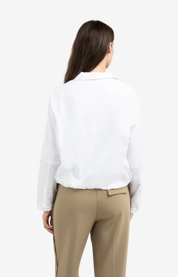 picture of Yaya Balloon Blouse with Zipper - Pure White - Number Two - womens - fashion - clothing - Yaya 7