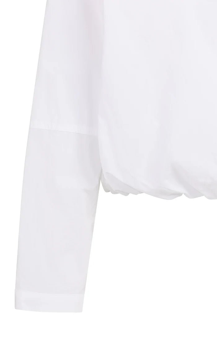 picture of Yaya Balloon Blouse with Zipper - Pure White - Number Two - womens - fashion - clothing - Yaya 5