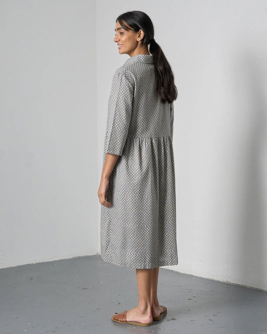 picture of Bibico Bea Dress - Grey Dot - Number Two - womens - fashion - clothing - Bibico 2