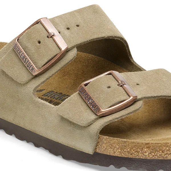 picture of Birkenstock Arizona Suede Leather Taupe - Number Two - womens - fashion - Footwear - Birkenstock 3