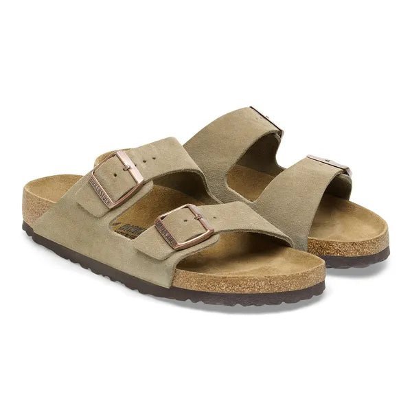 picture of Birkenstock Arizona Suede Leather Taupe - Number Two - womens - fashion - Footwear - Birkenstock 4