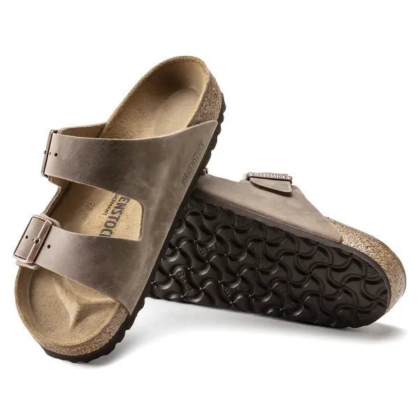 picture of Birkenstock Arizona Natural Oiled Leather Tabacco - Number Two - womens - fashion - ethical - Footwear - Birkens