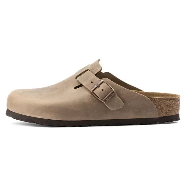 picture of Birkenstock Boston Natural Oiled Leather Tabacco - Number Two - womens - fashion - ethical - Footwear -Birkenstock