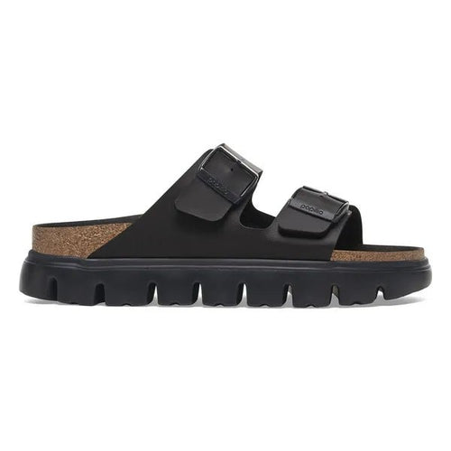 picture of Birkenstock Arizona Chunky Birko - Flor Black/Black - Number Two - womens - fashion - ethical - Footwear - Birken