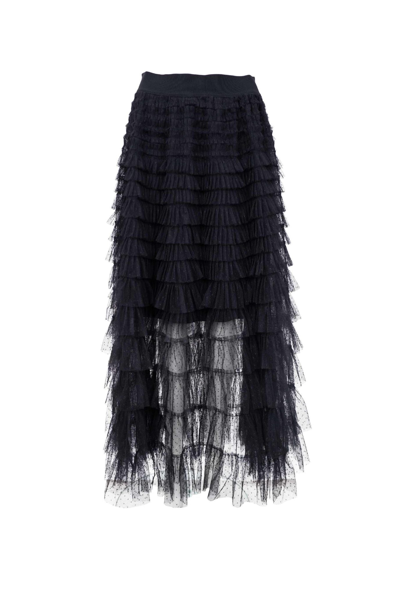 picture of Black Colour ANGELINA mesh Skirt - Black - Number Two - womens - fashion - clothing - Black Colour 3