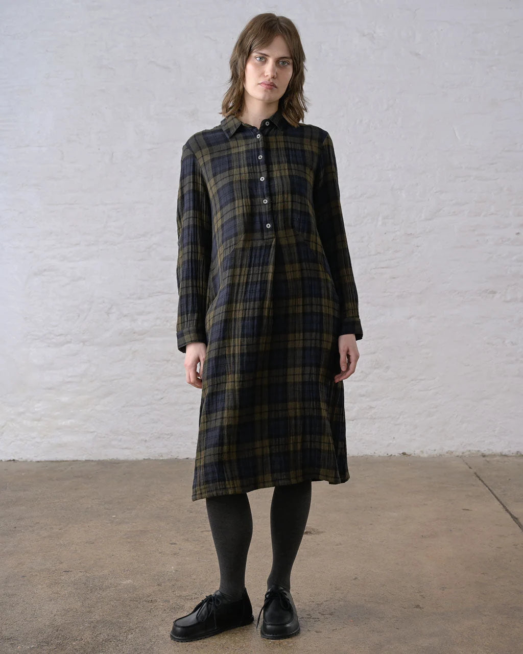 Bibico Alexa Shirt Dress - Big Check