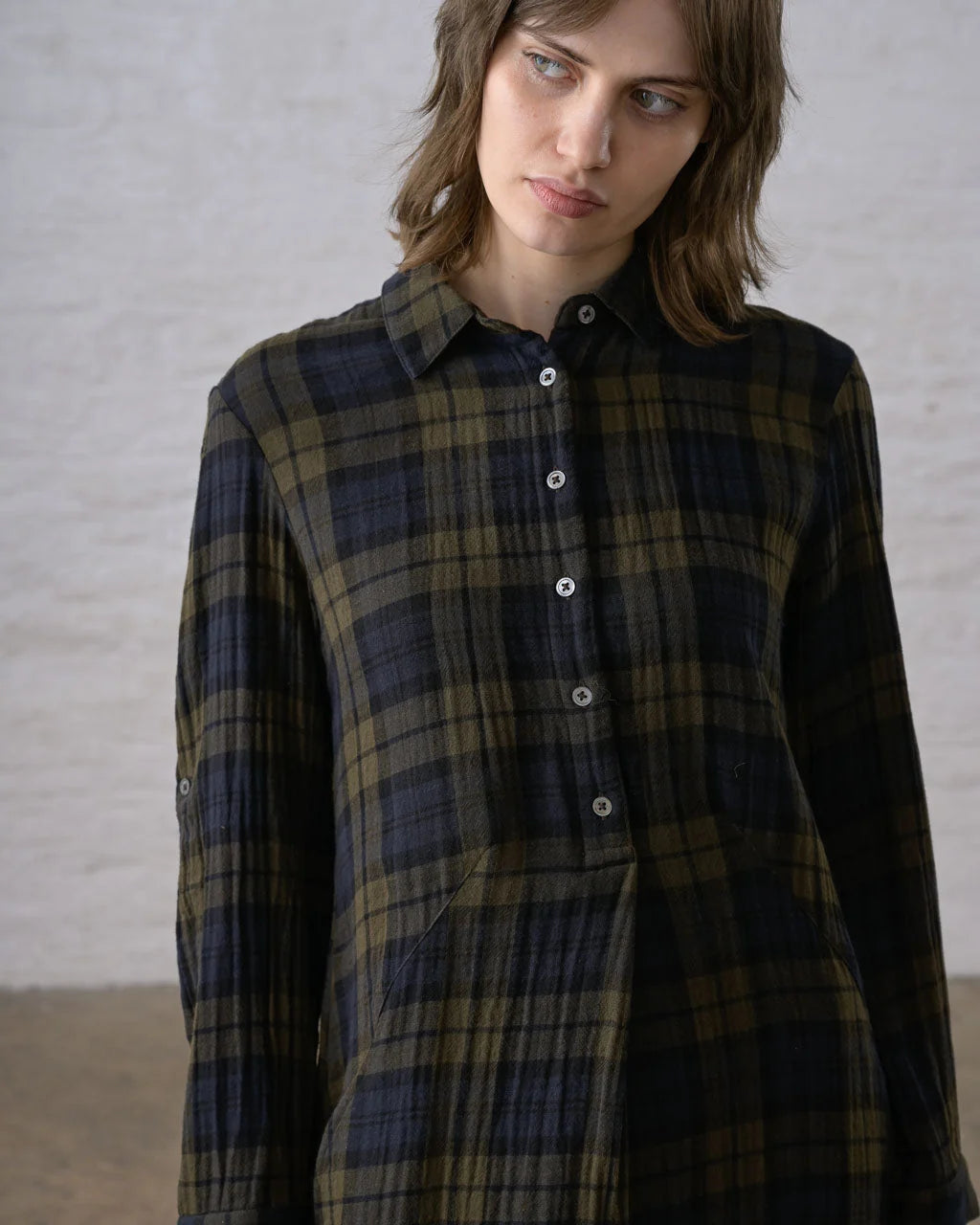 Bibico Alexa Shirt Dress - Big Check