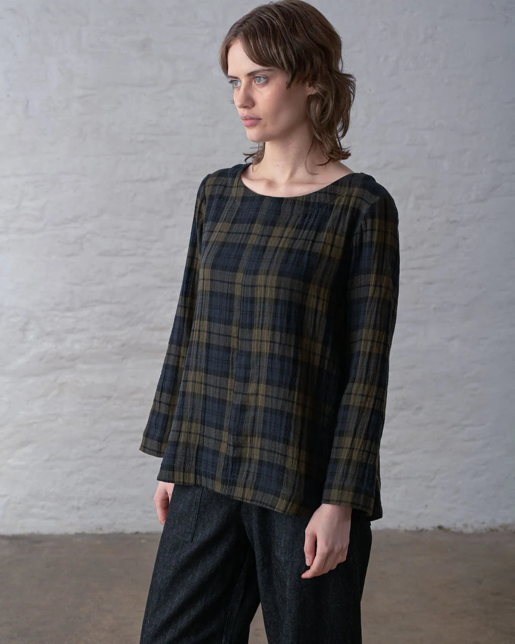 Bibico Liz Blouse - Big Check