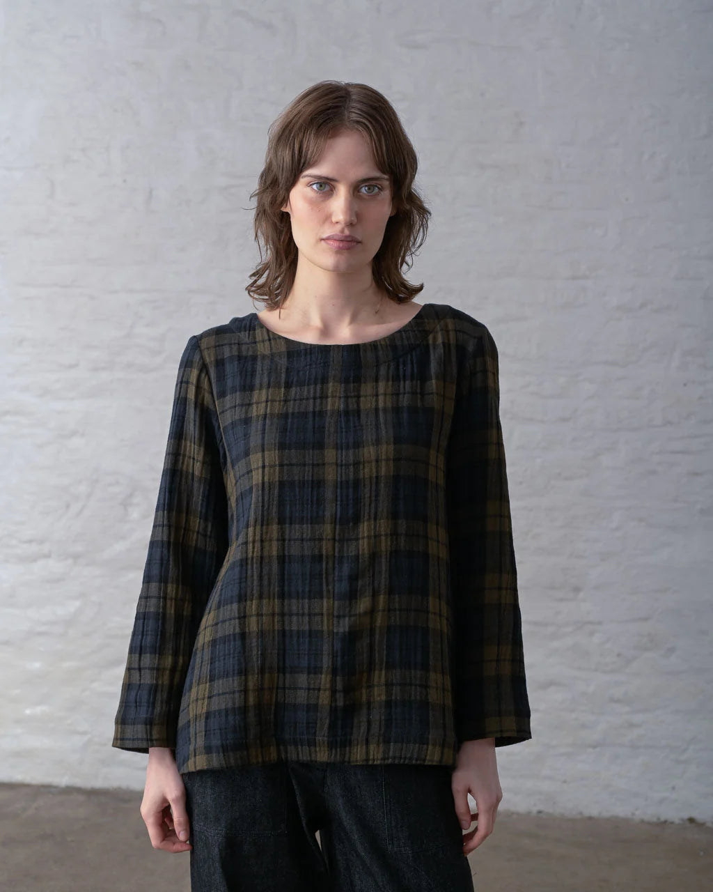 Bibico Liz Blouse - Big Check
