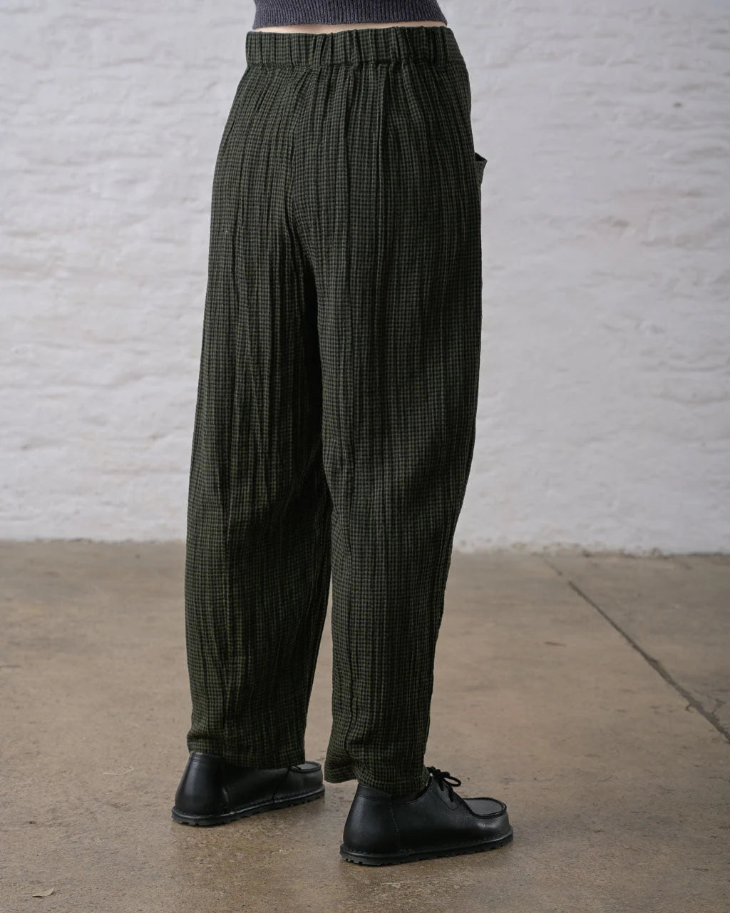 Bibico Lorren Trousers - Green Check