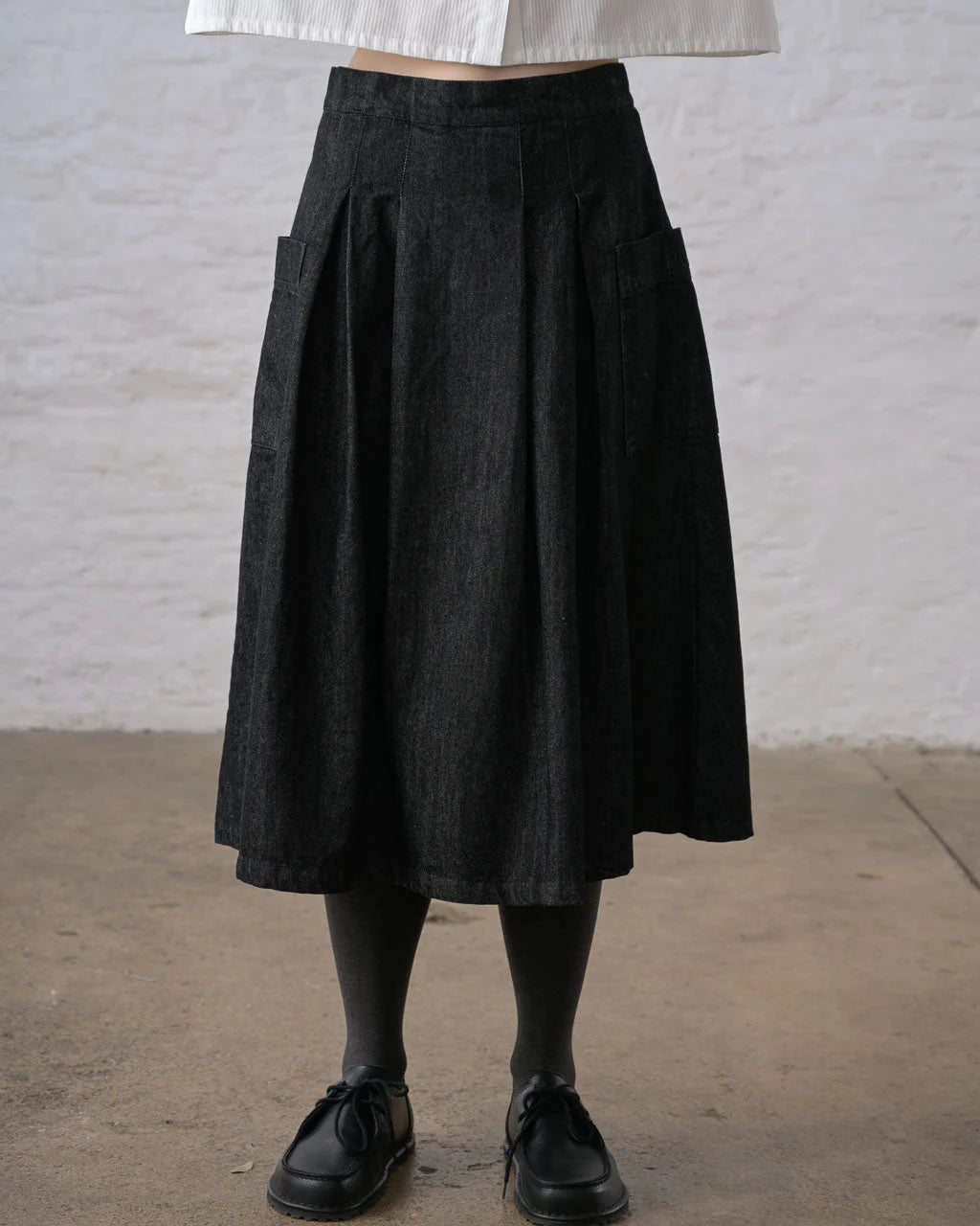 Bibico Elsie Skirt - Black Denim