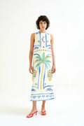 picture of Compania Fantastica 11116 Palm & Mermaid Dress - Multi - Number Two - womens - fashion - clothing - Compania Fantastica 1