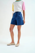 picture of Compania Fantastica 47100 Denim Shorts - Blue - Number Two - womens - fashion - clothing - Compania Fantastica 1