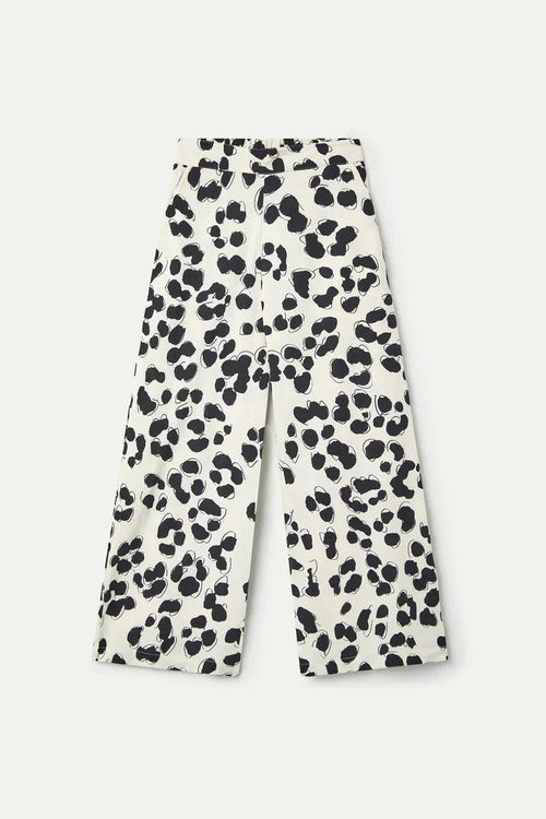 picture of Compania Fantastica 43029 Dalmatian Print Trousers - Black/Ecru - Number Two - womens - fashion - clothing - Compania Fantastica 2