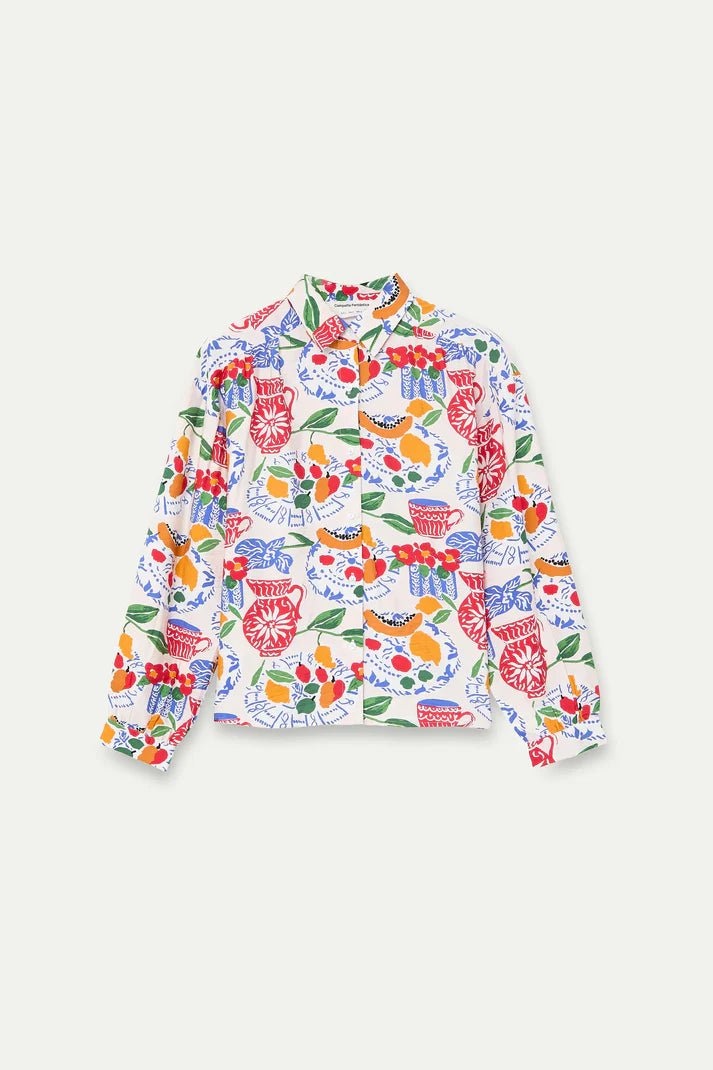 picture of Compania Fantastica 11004 Fruity Still Life Shirt - Red Multi - Number Two - womens - fashion - clothing - Compania Fantastica 4