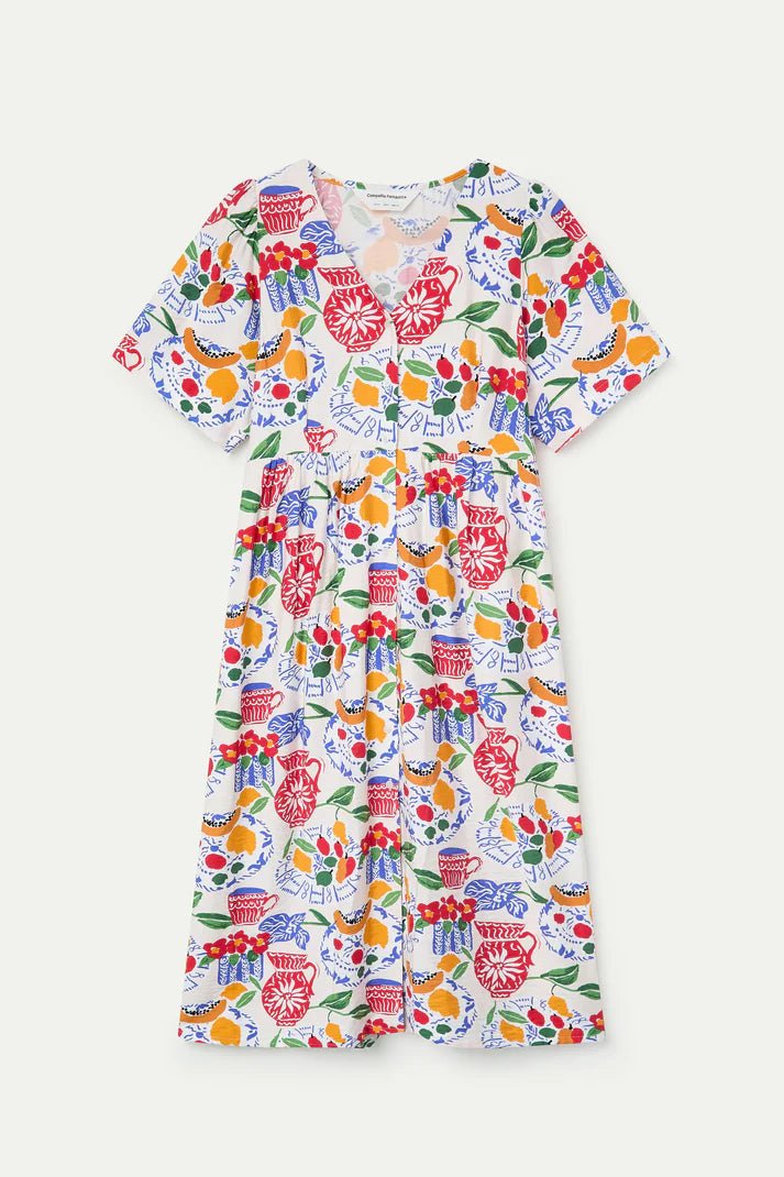 picture of Compania Fantastica 11005 Fruity Still Life Dress - Red Multi - Number Two - womens - fashion - clothing - Compania Fantastica 4