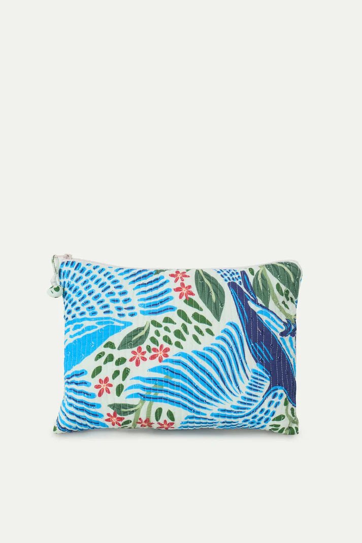 picture of Compania Fantastica 41908 Clutch Bag Parrot Print - Blue/Green Multi - Number Two - womens - fashion - clothing - Compania Fantastica 2