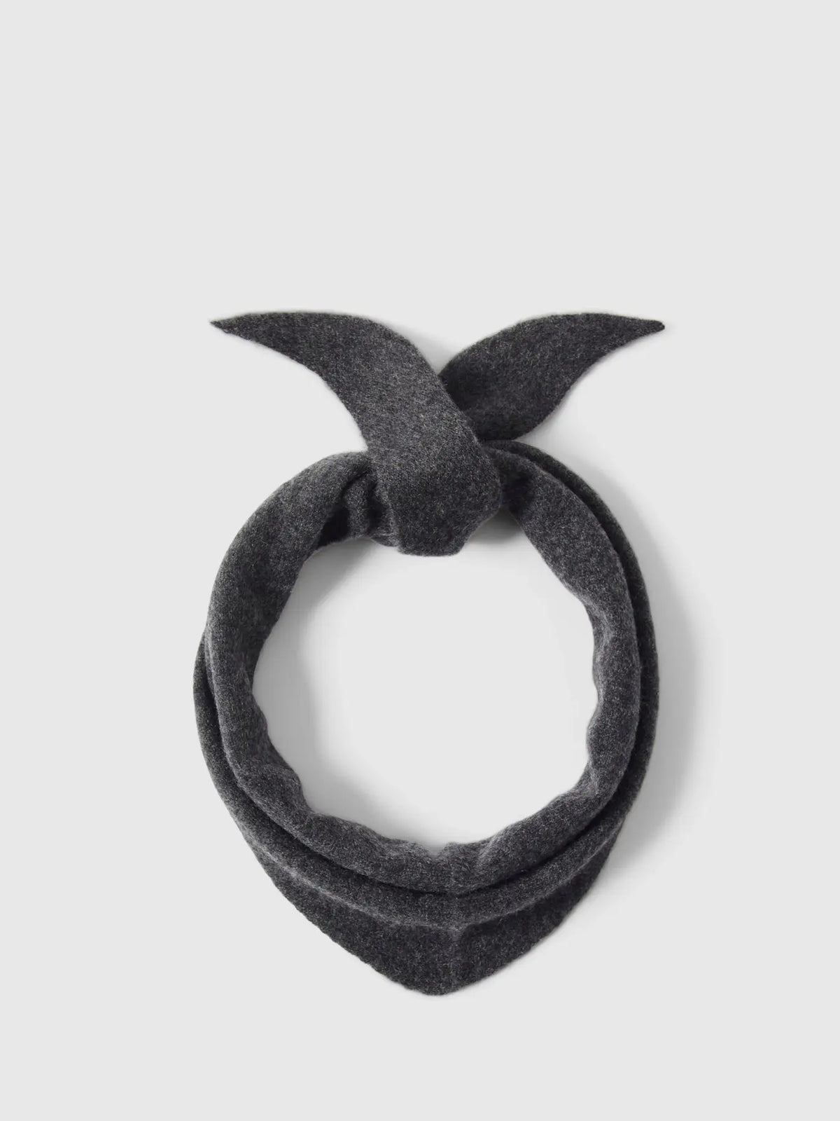 Selected Femme Maria Cashmere Narrow Scarf - Dark Grey Melange