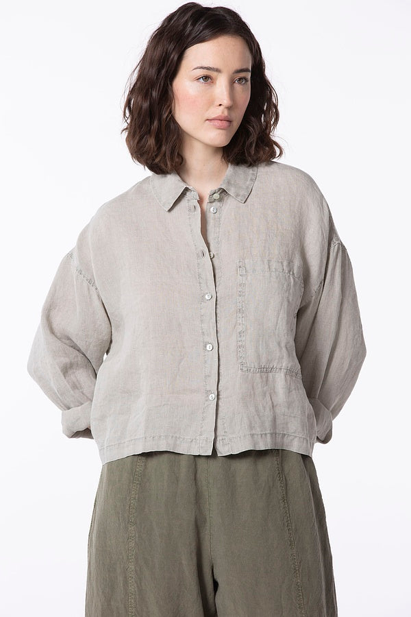 Ischiko 505 Hemp Blouse Garden