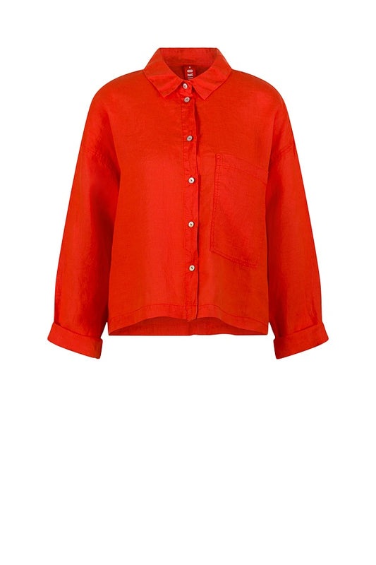 Ischiko 505 Hemp Blouse Poppy