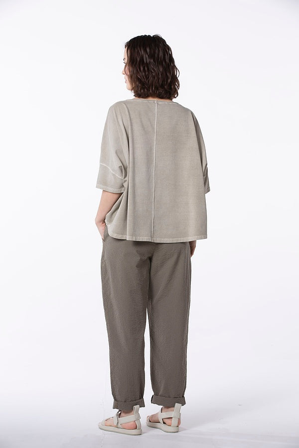 Ischiko 506 Cotton Stretch Jersey Shirt Garden
