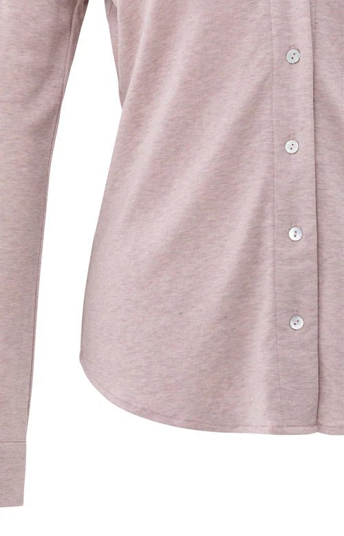 picture of Yaya Jersey Blouse - Shadow Gray Pink Melange - Number Two - womens - fashion - clothing - Yaya 8