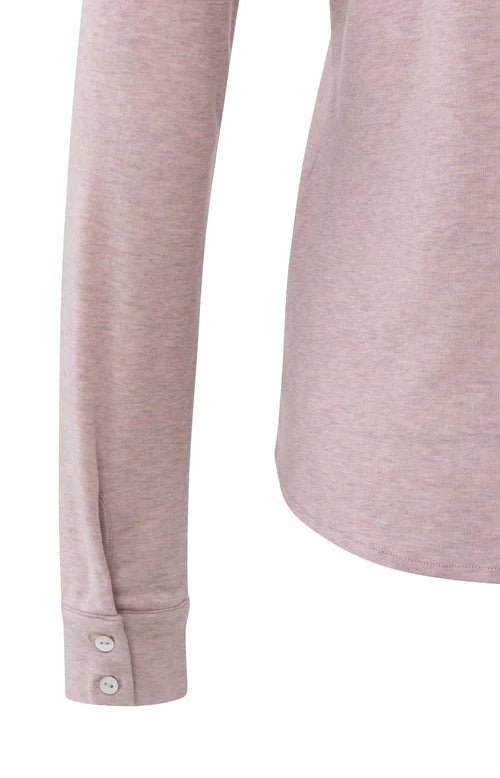 picture of Yaya Jersey Blouse - Shadow Gray Pink Melange - Number Two - womens - fashion - clothing - Yaya 7